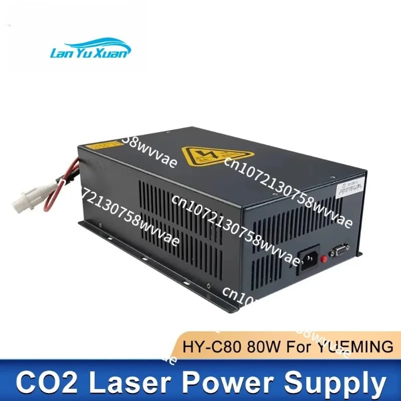 80W YUEMING HY-C80-Y1 laser feeder for cutting and engraving machine with 60W 100W CMA1390 Co2 glass tube
