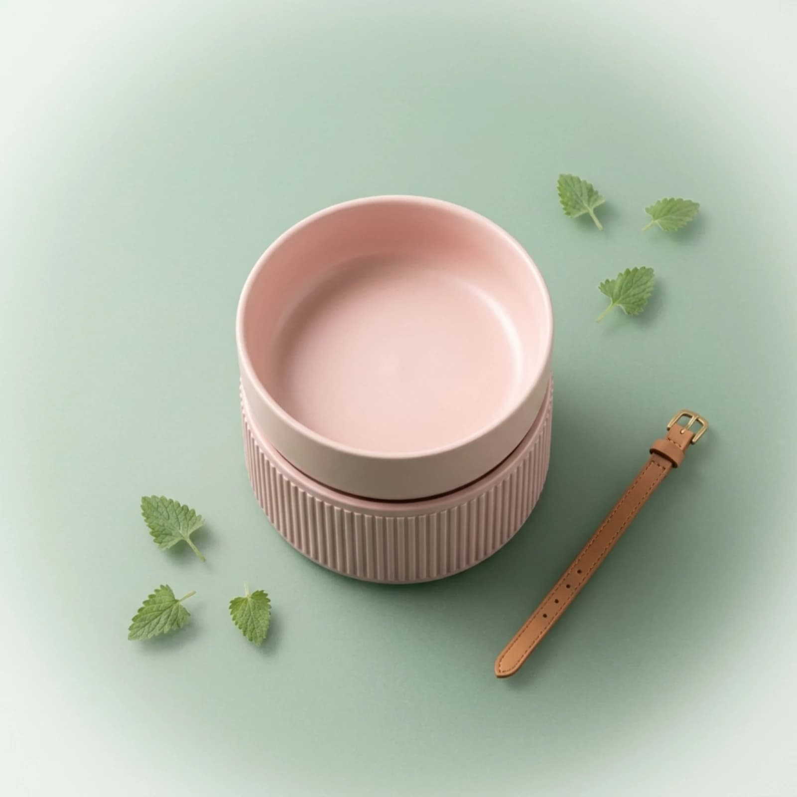 Ceramic Cat Food and Water Bowls Easy to Clean Double Ceramic Cat Bowls Elevated Double Pet Bowl for Kittens