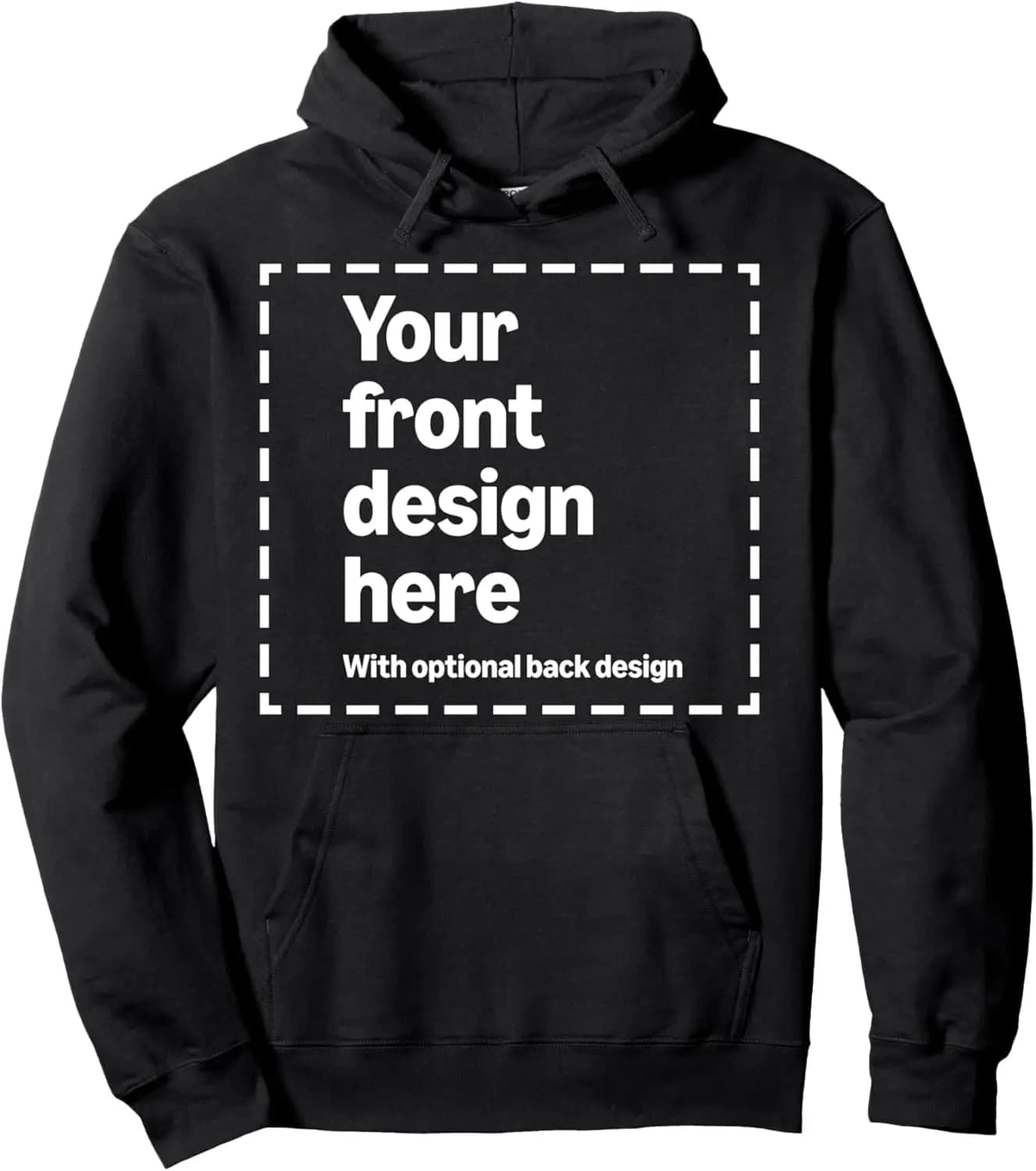 Custom Front & Back Print Hoodie with Your Image for Men and Women By Modify Merch on Demand Add Your Image or Text Hoodies