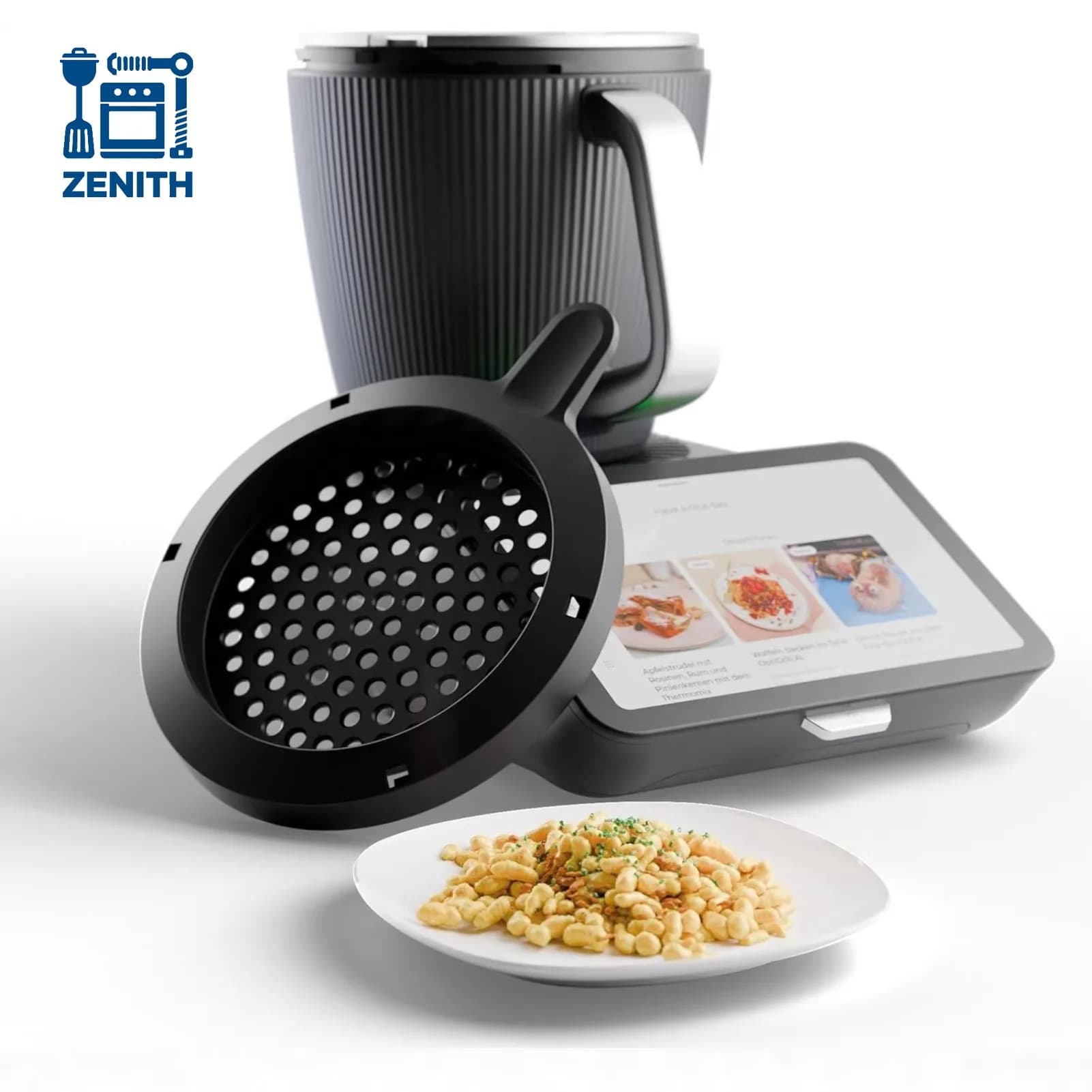Accessorio Grattugia e Setaccio per Spaetzle Compatibile con Thermomix TM7, Filtro per Preparazione Spaetzle, Ricambi da Cucina