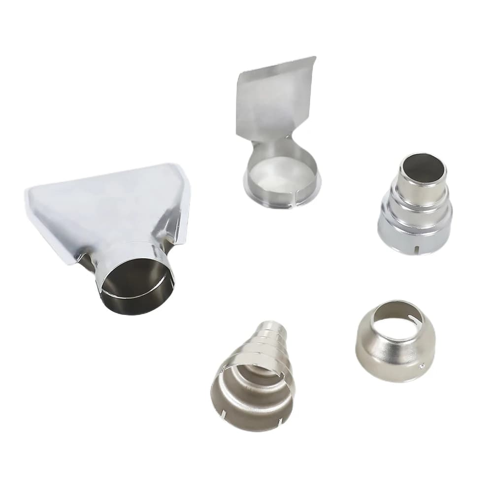 5pcs Hot Air Gun Heat Resisting Nozzles 35mm Diameter Heat Gun Nozzle Attachments Universal for Soldering Station Nozzle Tool