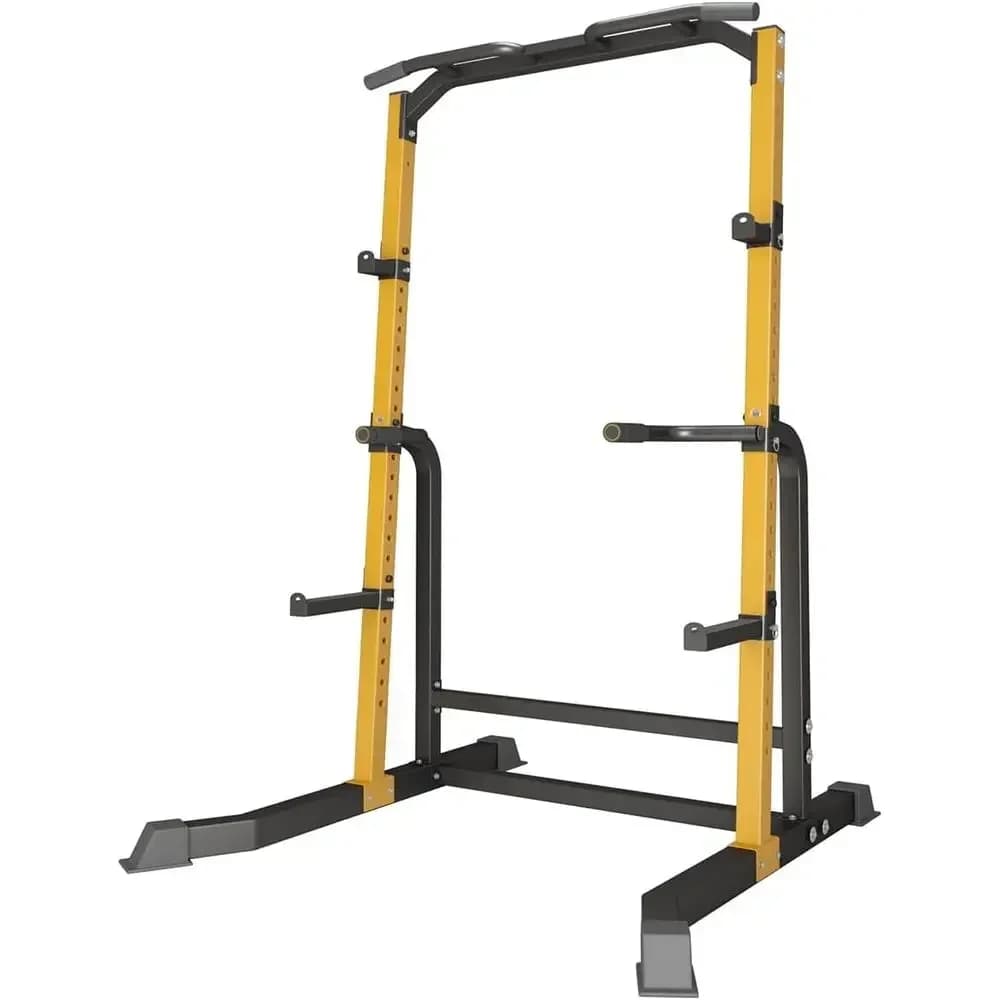 Home Gym Power Rack with Pull-Up Bar for Gymnastics Training, Supports 800lbs Weight Capacity