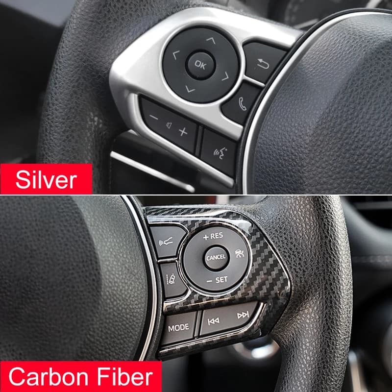 For Toyota Camry XV70 2018 ~ 2023 2pcs Car Flyer Bluetooth Speaker Push Button Switch Trim Frame Kit Protect Cover Accessories