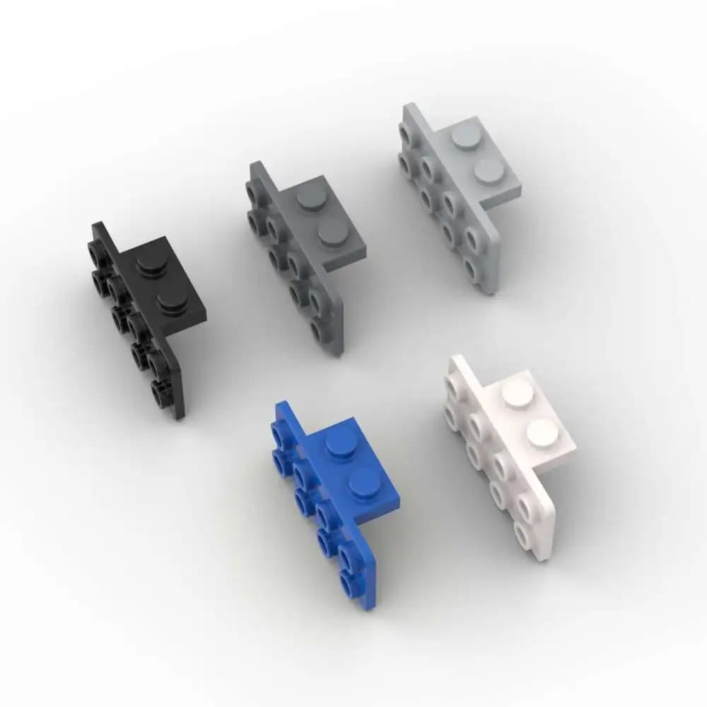 MOC 10PCS 93274 1x2-2x4 Componenti della staffa Building Blocks 21731 Supporto Mattoni Particelle Puzzle Giocattolo Per Bambini Compleanno Regali per bambini