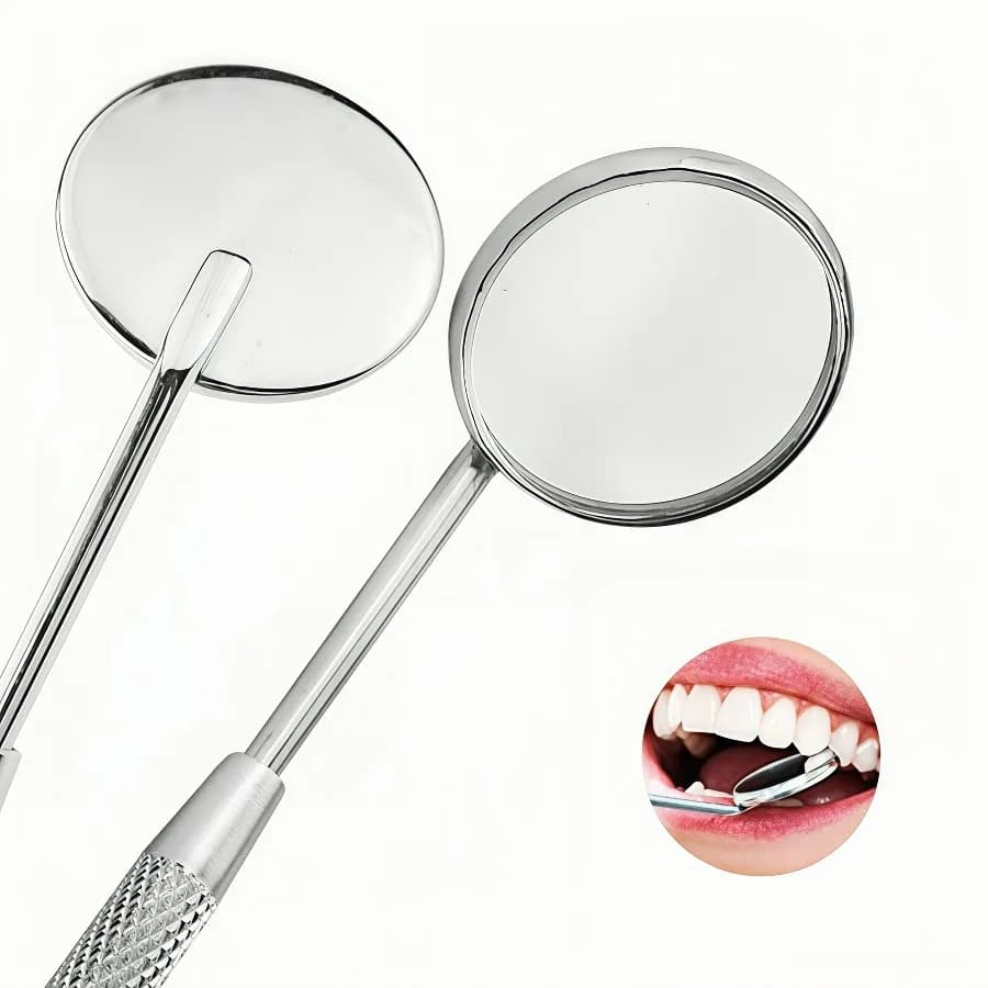 Sterilized Dental Mouth Mirrors Stainless Steel Teeth Control Mirrors Tooth Whitening Clean Hormonal Supplies Tools Dentistic Auto