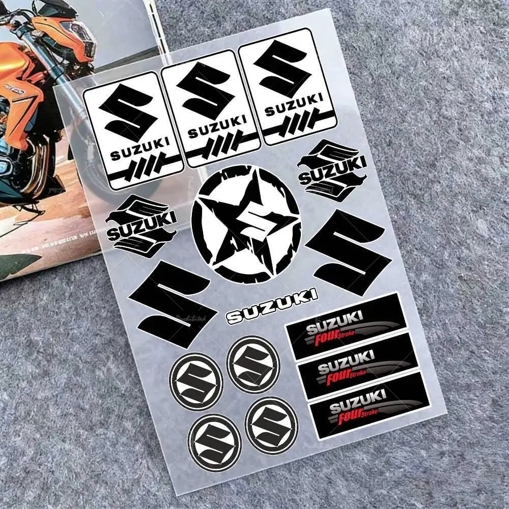 Adesivi per Suzuki, Adesivi Moto, Adesivi per Carrozzeria Auto, Paraurti, Finestrini, Moto, Laptop, Pareti, Decalcomanie in Vinile, Accessori Tuning Auto