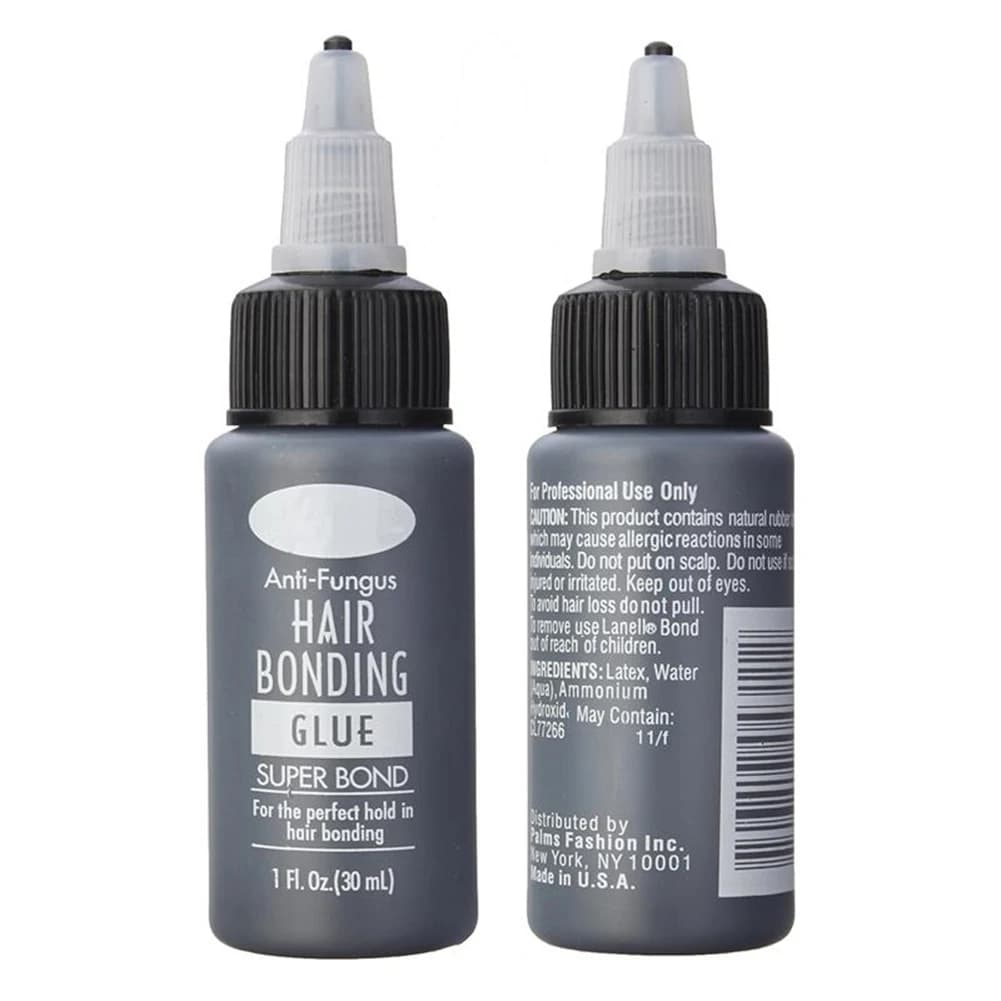 Strumento per parrucchino 30ml Adesivo liquido Ciglia finte Colla per parrucche Facile da applicare Estensione dei capelli del salone Impermeabile Professionale Invisibile Bond