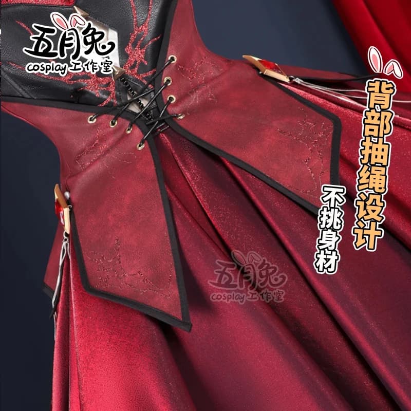 Costume Cosplay del Protagonista del Gioco Love And Deepspace, Abito Scarlet Passion, Outfit Sylus Abysm Sovereign per Halloween