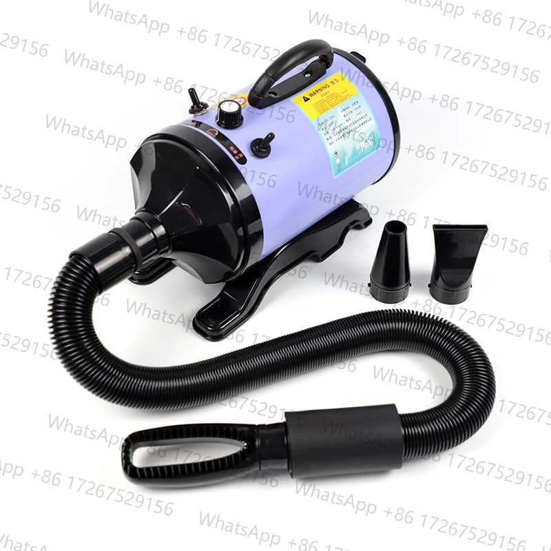 Applicable to 2800W High-power Dogs Hair Dryer Cat Grooming Water Blower Motor Warm Wind Adjustable Blow-Dryer Professional Drie