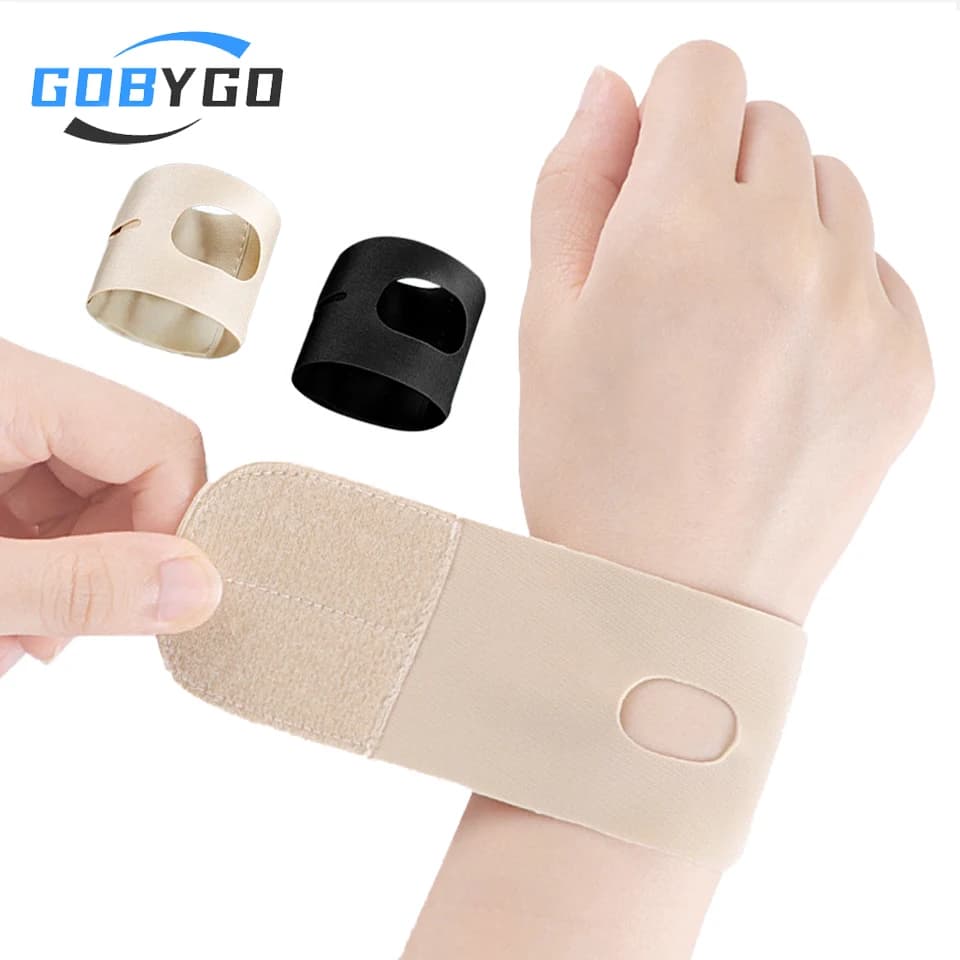 GOBYGO 1 pz portatile regolabile sottile tutore da polso cinturino da polso supporto lesioni del tunnel carpale TFCC strappo lesioni tutore fitness sport