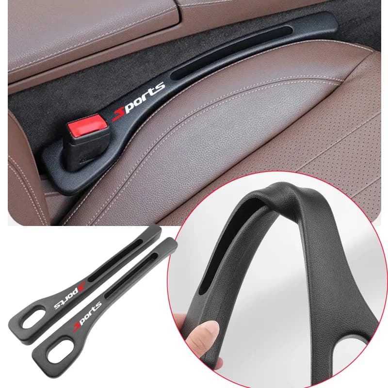 2 pezzi di riempimento per spazio per seggiolino auto, striscia impermeabile per tappo per seggiolino auto con 2 scanalature, spazio per riporre gli spazi del sedile, accessori per interni auto