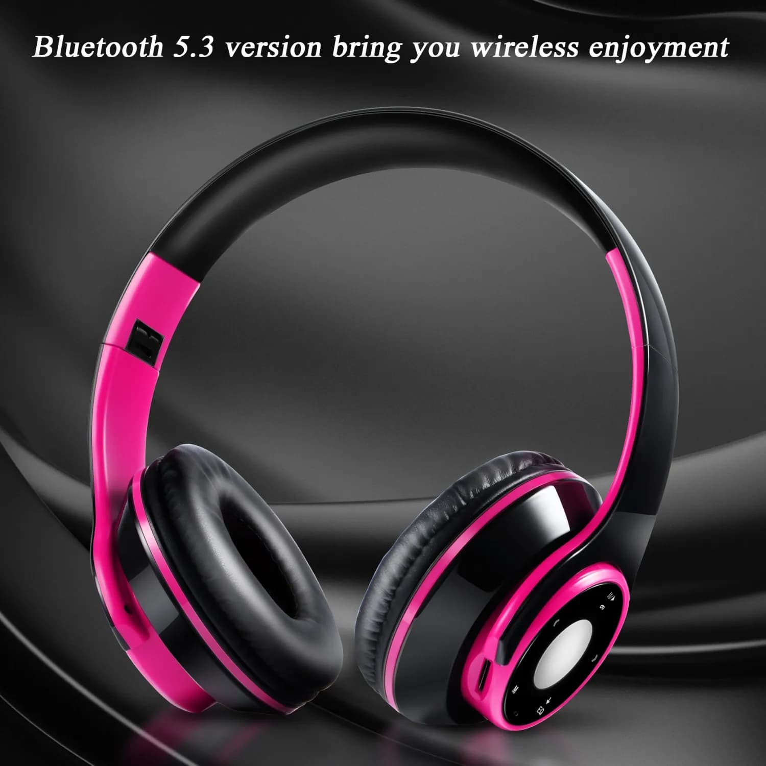 Migliori auricolari colorati wireless Bluetooth 5.3 con lettore Mp3 integrato, cuffie sportive pieghevoli con audio stereo per cellulare