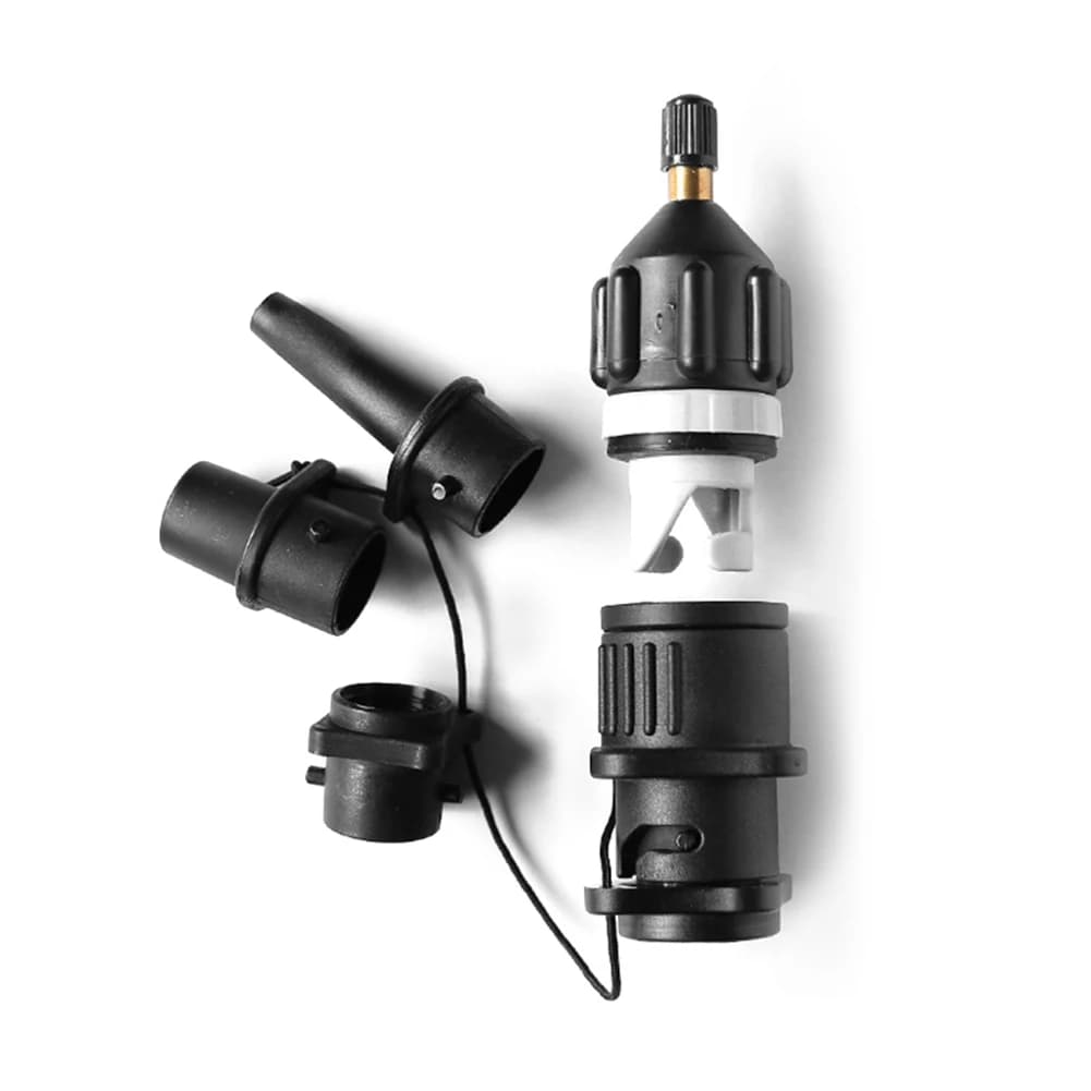 kayakMultifunction Air Valve Adaptor Kit For Board Inflatable Pump Adapter Paddle Boat Kayak Air Valve Pump Connectr Combo Kit