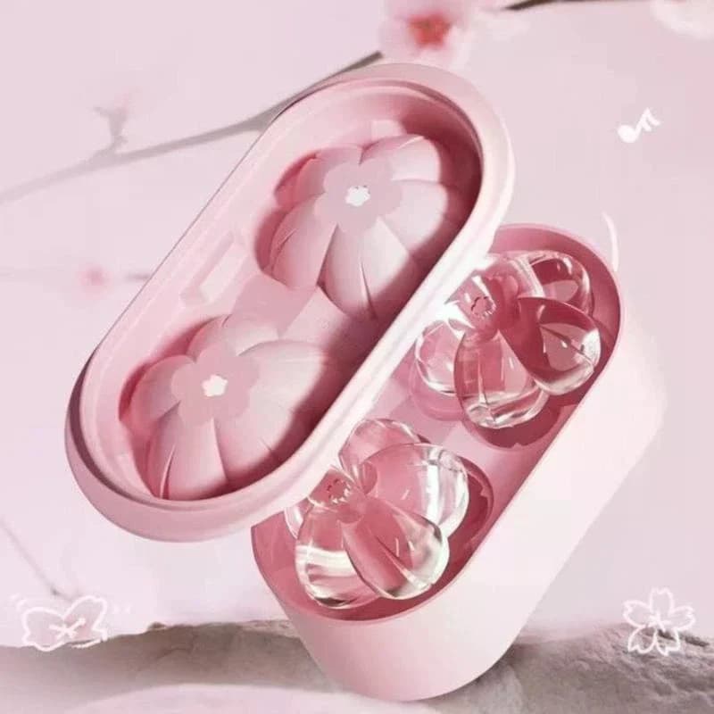 Stampo per ghiaccio riutilizzabile a forma di fiore, 1 pezzo, per cubetti di ghiaccio, ideale per dessert e bevande estive senza sforzo.