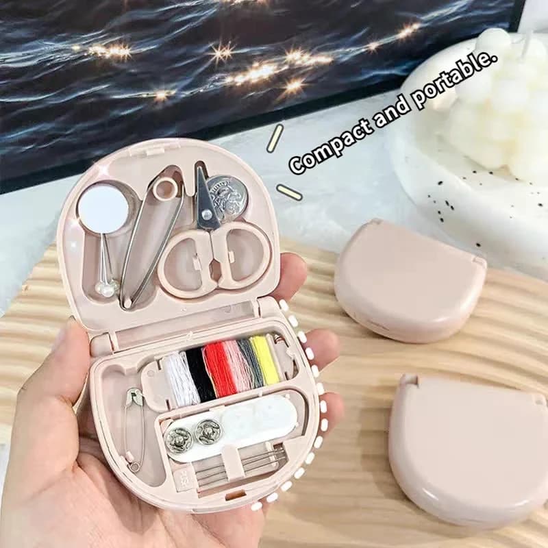 Mini kit da cucito portatile da viaggio per la casa e il fai da te