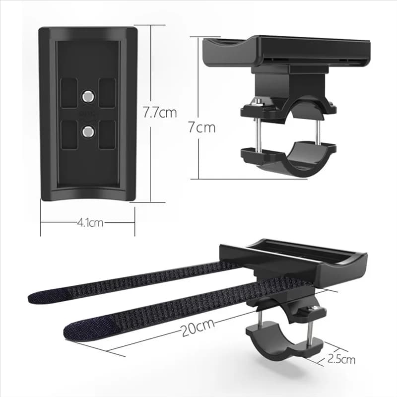 Bicycle Light Brace Support for LED Torch for Bike with Shock-resistant Elastic Strap for Bike Parts-N33R