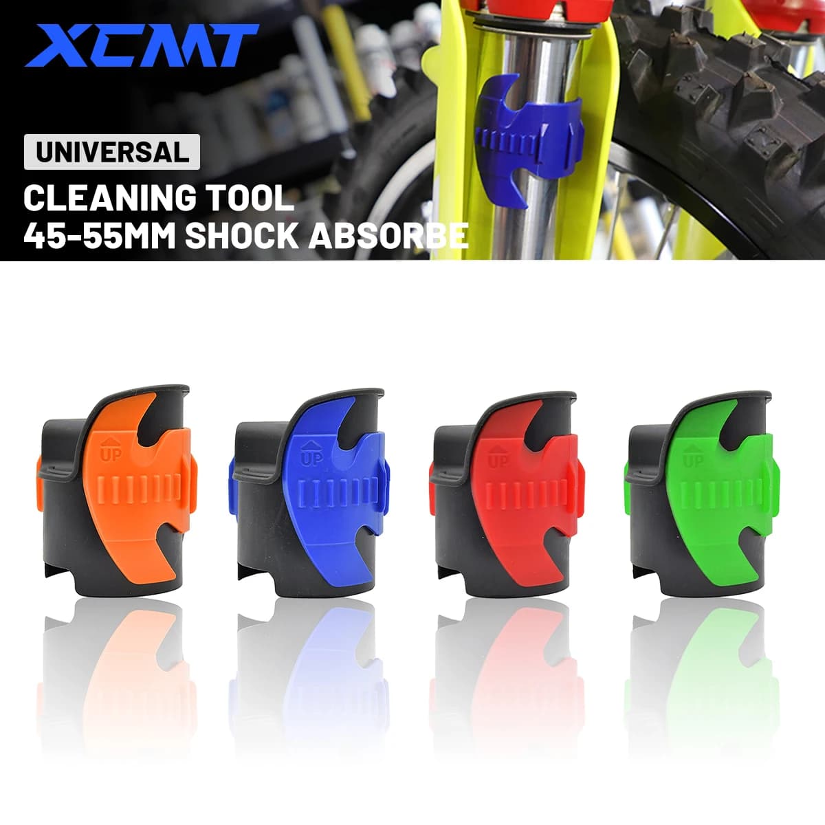 Strumento di riparazione bici per 45-55mm anteriore moto paraolio forcella detergente moto ammortizzatore paraolio strumento di pulizia accessori