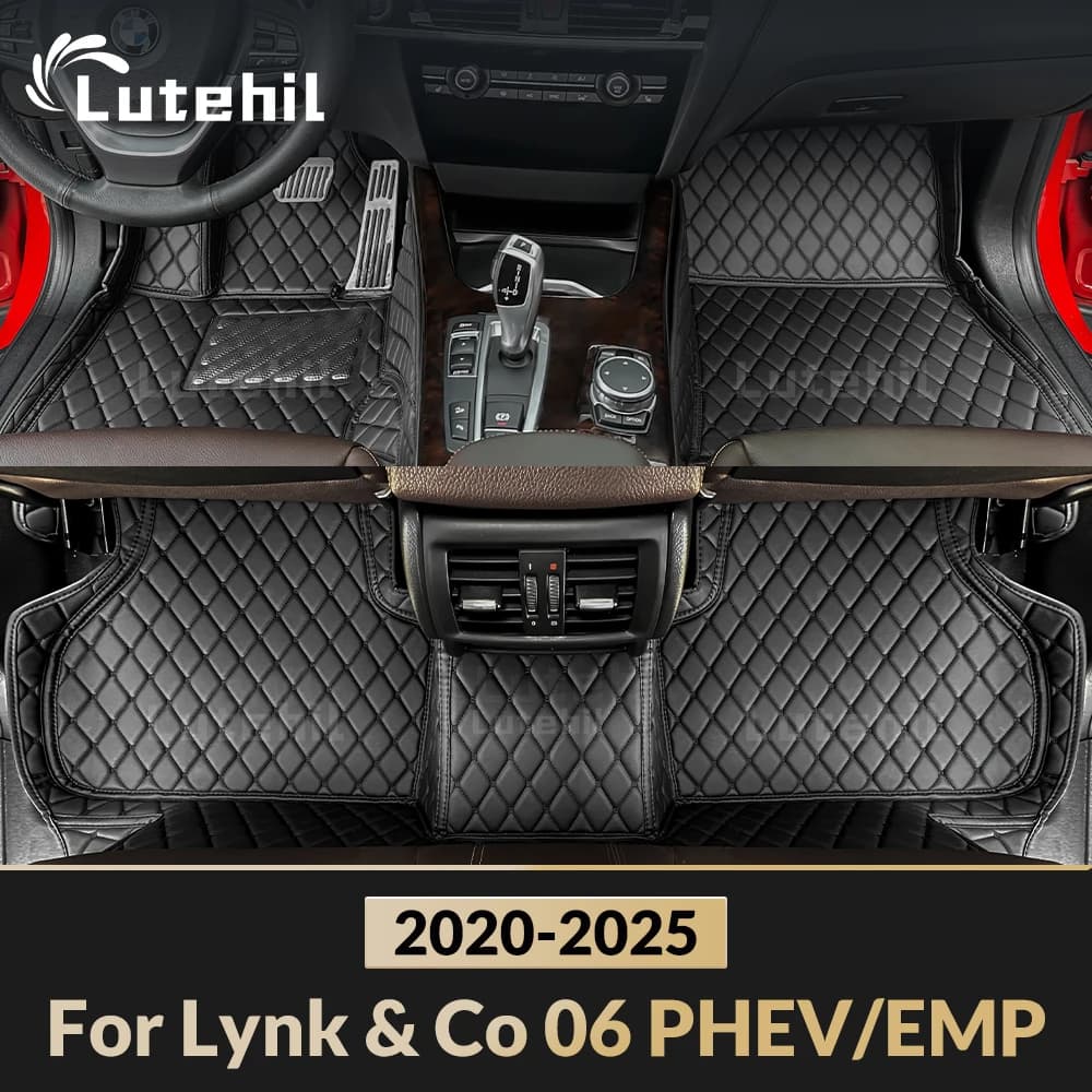 Per Lynk & Co 06 PHEV/EMP 2020-2025 2024 2023 2022 2021 Tappetini per auto personalizzati Auto Tappeto Copertura Accessori interni Protettivi