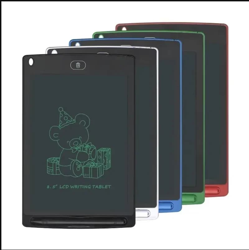 Tavoletta da scrittura LCD da 10 pollici per bambini, tavolo da disegno riutilizzabile, schermo di protezione per gli occhi, pulsante di blocco e cancellazione istantanea, regalo educativo