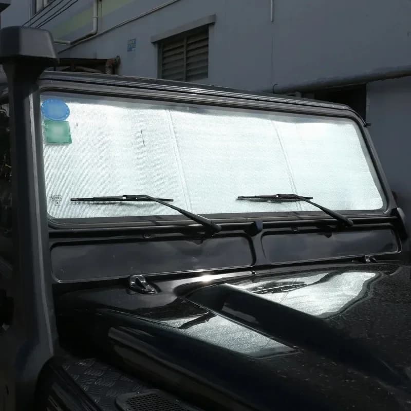 For Land Rover Defender 90 110 130 2004-2024 Aluminum Foil Silver Car Thermal Curtain Shading Sunscreen Car Accessories