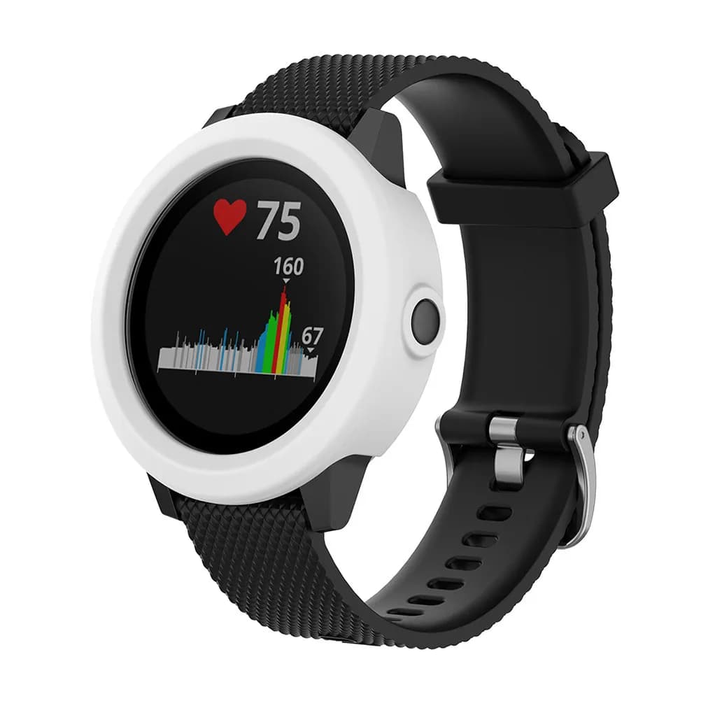 2Pcs Premium Thick Silicone Watch Case Cover Full Protection Smart Watch Frame Bumper Anti-Scratch Drop Proof Stylish