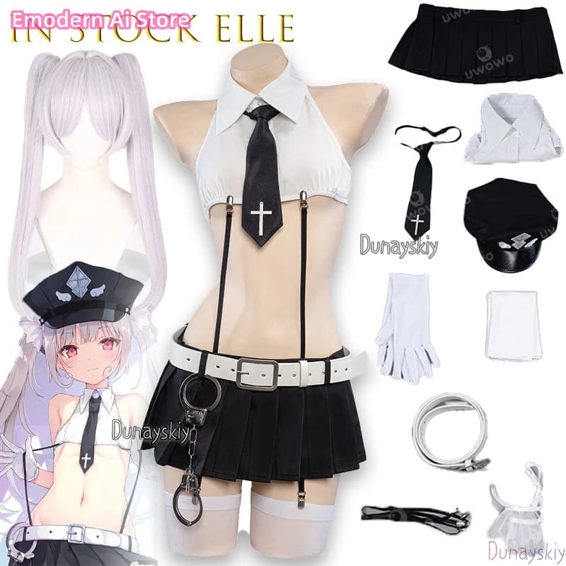 Angel Cop Elle Cosplay ssiVestito della polizia anime Vestito da personaggio fantasy DISPONIBILE Rurudo Action Figure Style Polizia ssi