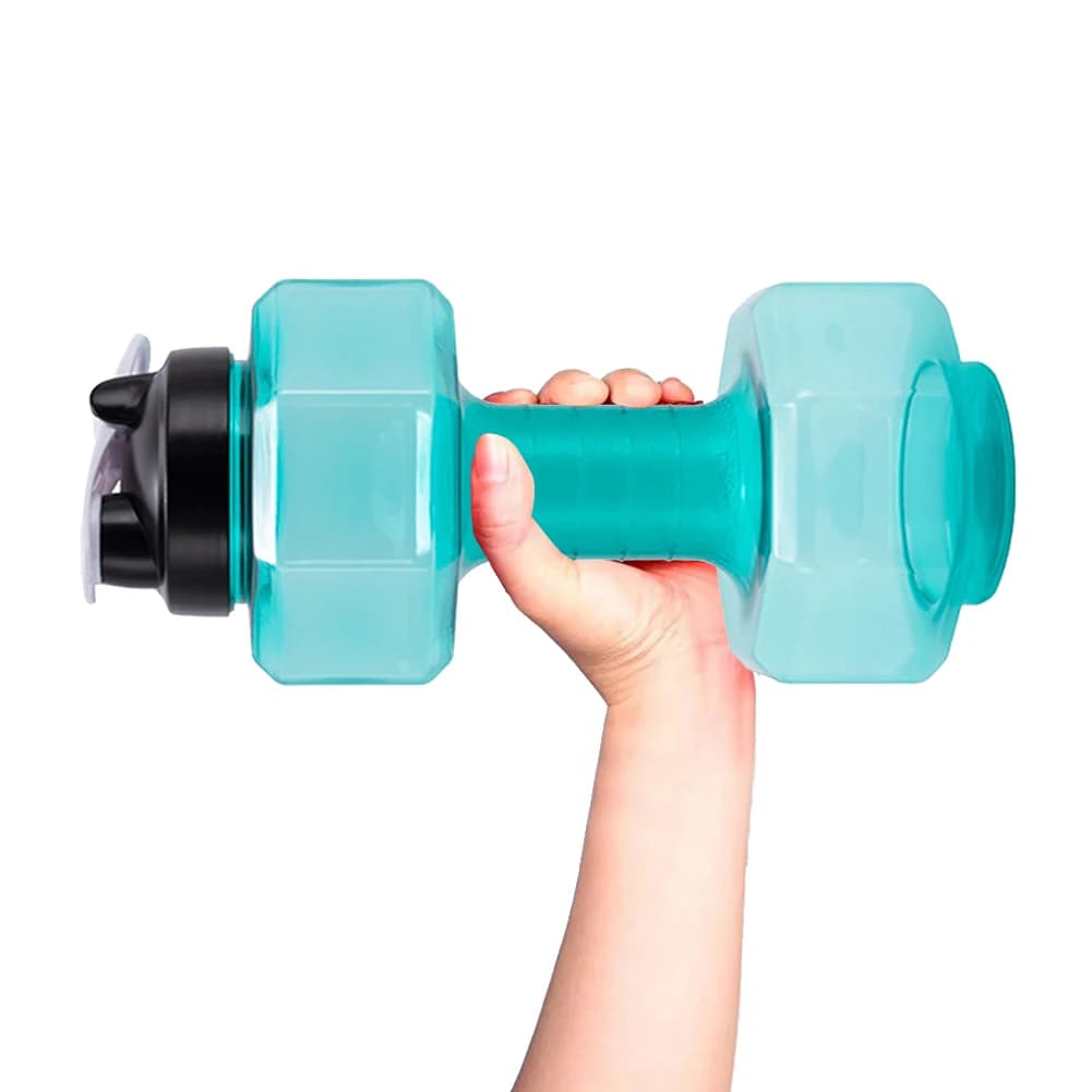 2,6 L large sports brace shaped as a handlebar for running, fitness, gym and exercise