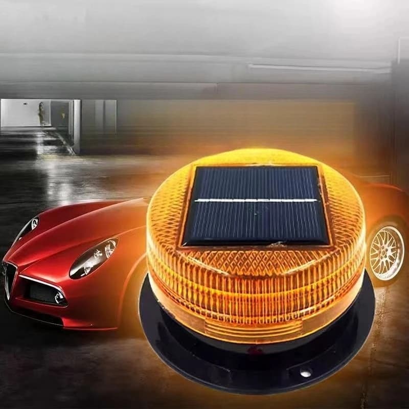Per auto ad energia solare Avvertimento per auto Luce stroboscopica Toeletto magnetico Flash Lampada lampeggiante di sicurezza per accessori di emergenza per la guida notturna