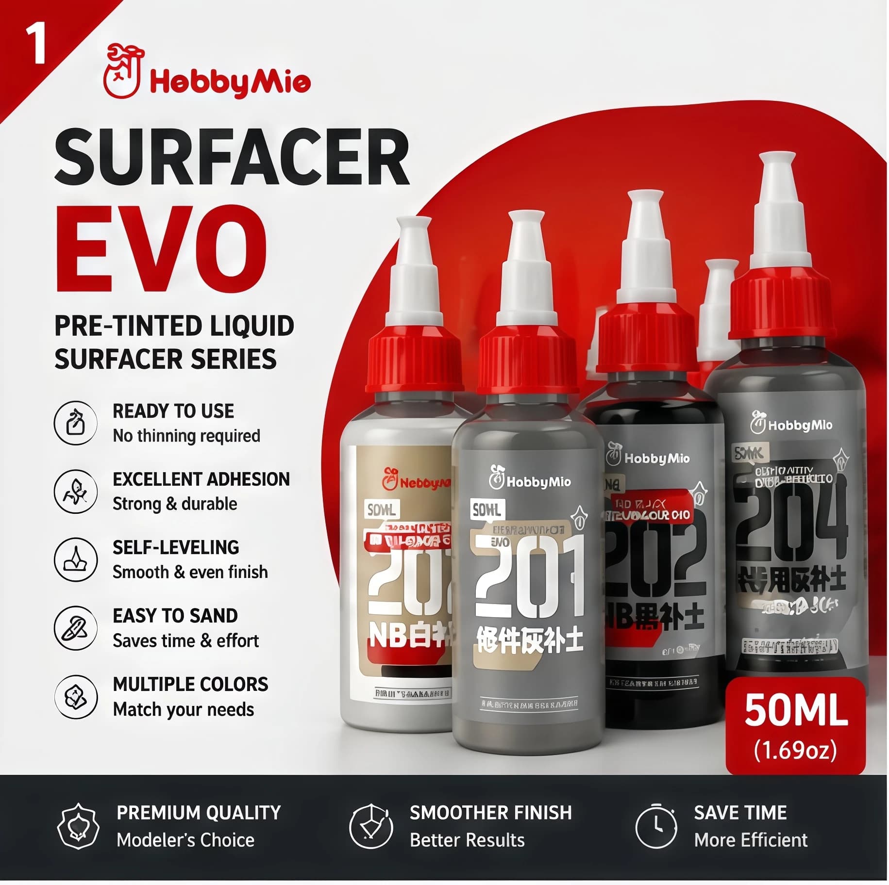 Hobby Mio Gk Color Spraying Non-dilution Pre-adjusted Water Soil 50ml