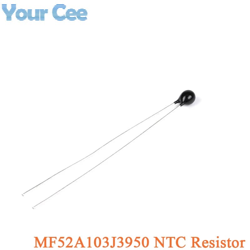 20 pezzi termistore NTC MF52 103 3950 10K ohm MF52A103J3950 MF52A103F3950 valore B 3950k 1% 3% 5% resistenza termica