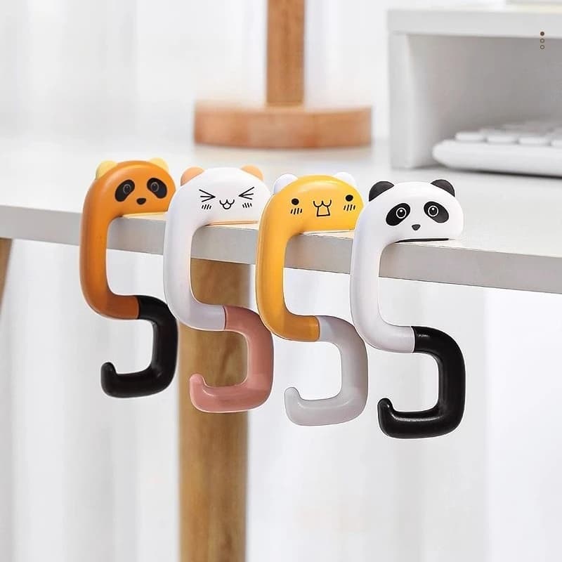 Student Backpack Hook, Mobile Desktop Hook, Holeless Hanger Accessories, Laptop Hook, Desk Hook
