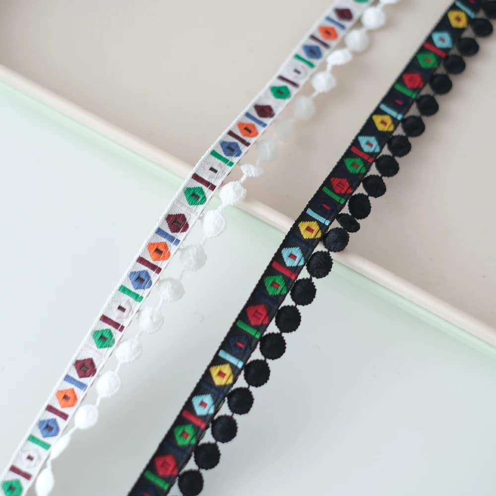 3 metri 2 cm nastro etnico ricamo finiture Boho pizzo vestiti fai da te accessori per borse rifiniture in tessuto ricamato