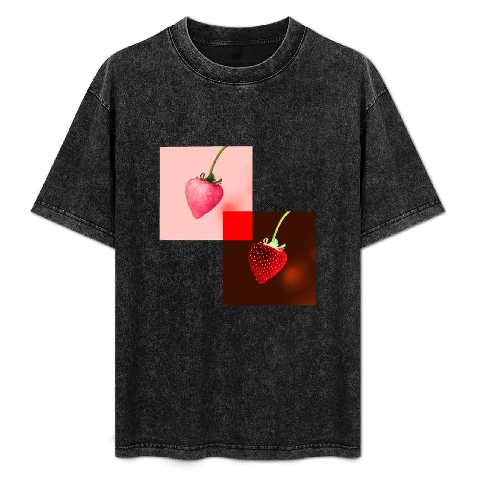 Strawberry Glitch T-Shirt High Elasticity Sports T-Shirt