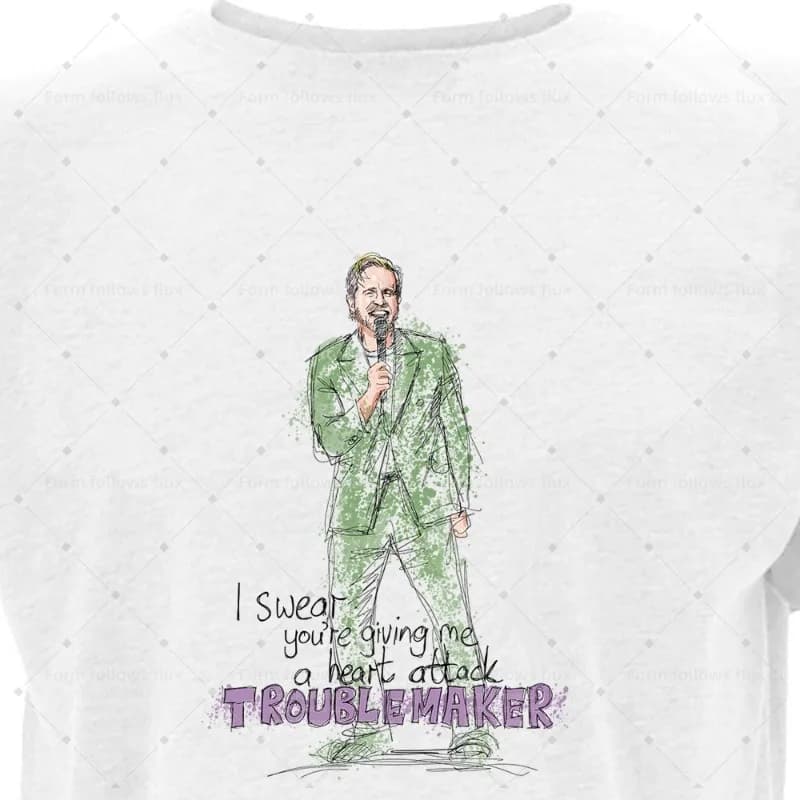 T-shirt con cappuccio da uomo 2026, stile fumetto disegnato a mano, Olly Murs Pop Mod Reggae Irish, unisex, taglie dalla S alla 6XL, adatto anche alle taglie forti