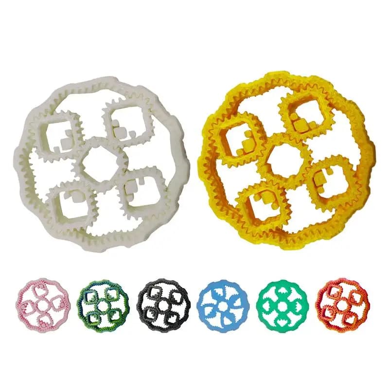 Giocattolo Fidget Piccolo giocattolo sensoriale planetario Artefatto portatile antistress per adulti Adolescenti Giroscopio sensoriale con punta delle dita