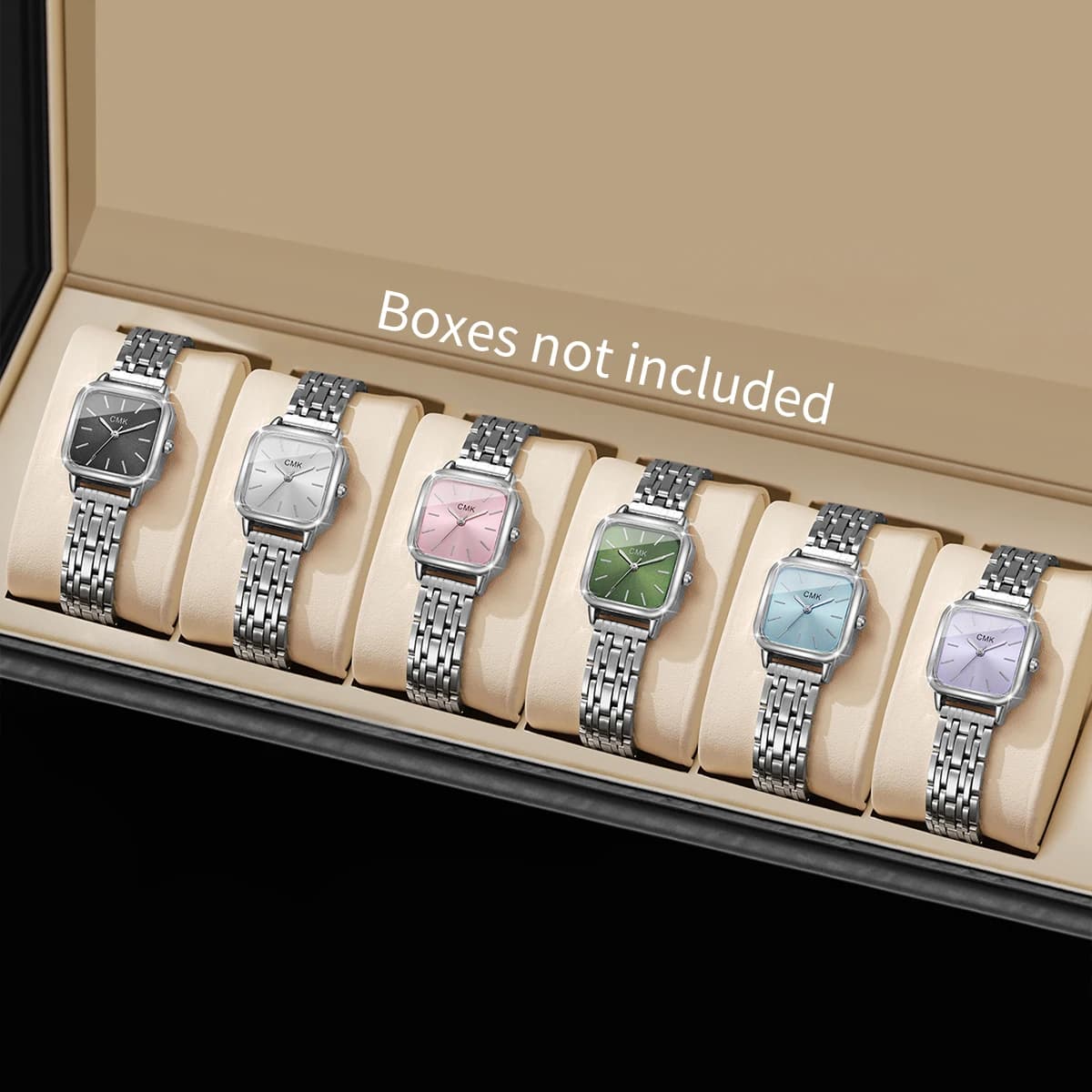 1/2/3/4/6 men's watches fashionable women's quartz watch simple Reloj Mujer (without box)