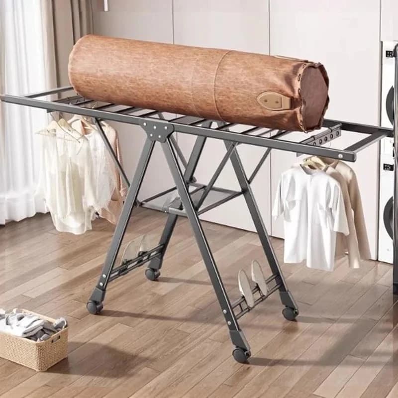Clothes rack Retractable and Foldable, Modern Drying Adjustable for Bathroom, Accessories
