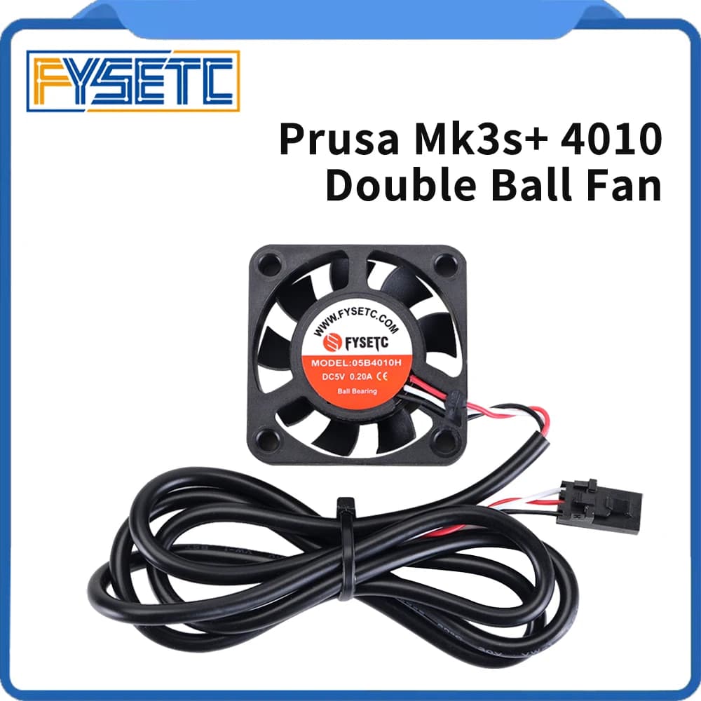 Prusa i3 MK3 3D Parti Della Stampante Super Ventola di Raffreddamento Silenziosa 4010 Cuscinetto Idraulico Ventola 5V 40*40*10 freddo Ventola di Raffreddamento Del Radiatore Manica