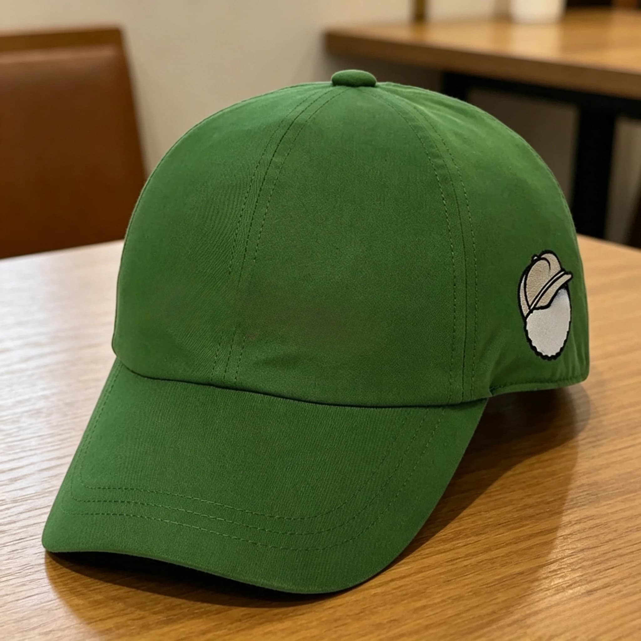 Breathable Perforated Golf Hat, Quick Dry Lightweight Baseball Cap with Cartoon Golf Ball Embroidery
