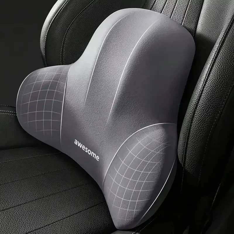 Cuscino per sedia da ufficio in memory foam con supporto lombare, rivestimento lavabile per alleviare il mal di schiena, cuscino per sedia da scrivania