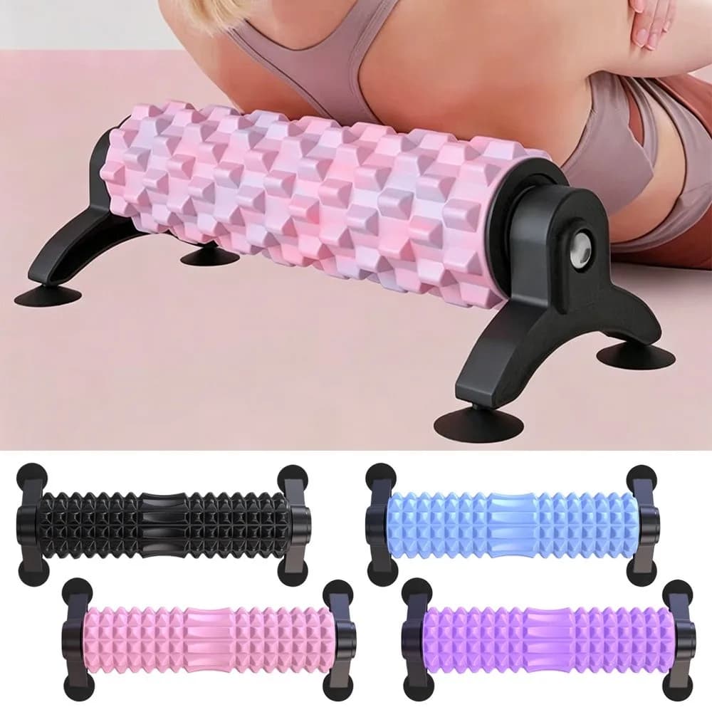 Massage Tool Solid Foam Foam Roller Suction Cup Muscle Relaxation Tool Yoga Column Massage Stick Fitness Training