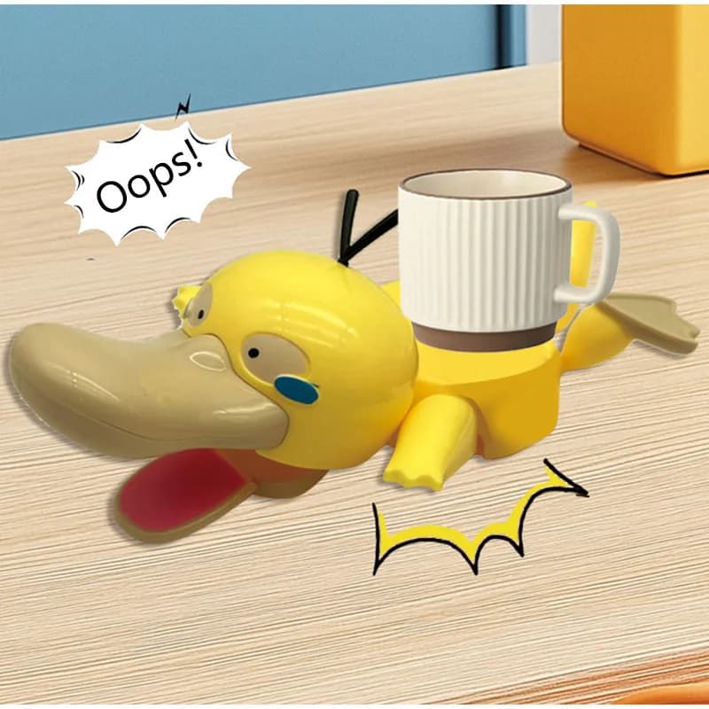 Sottobicchiere 3D carino anatra Panicking anatra sottobicchiere isolato premendo labirinto carino umoristico decompressione decorazione ornamento da tavolo