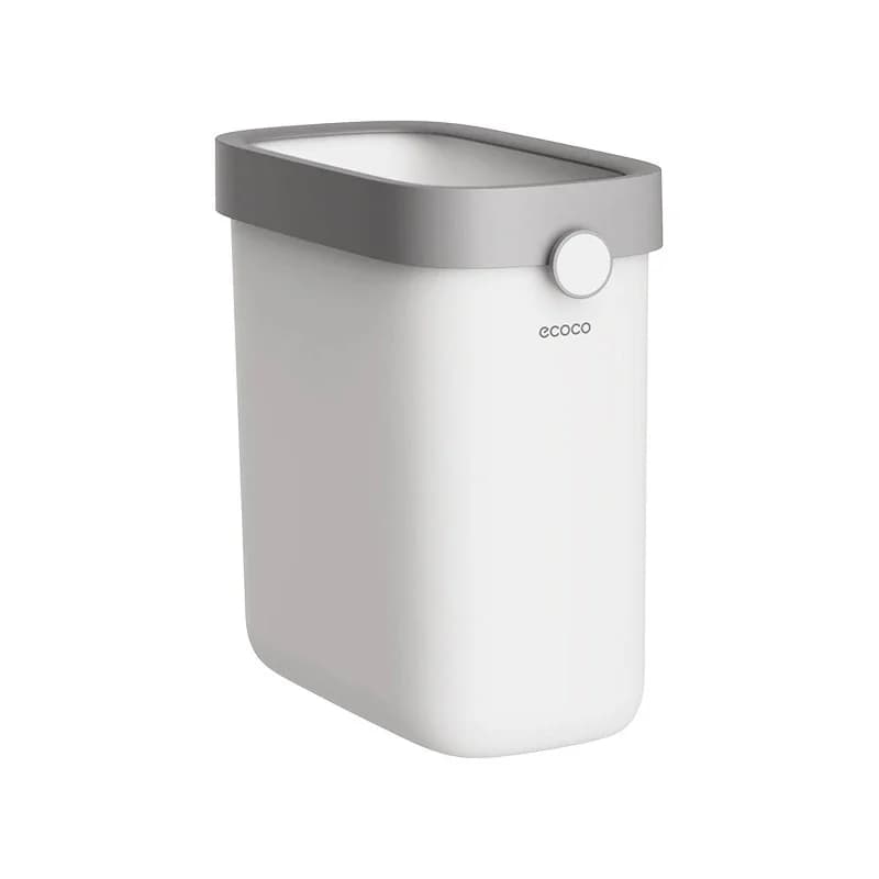 Cestino per rifiuti a gola stretta e apertura superiore, salvaspazio per casa, bagno, toilette, cucina, soggiorno, ideale per piccoli spazi.
