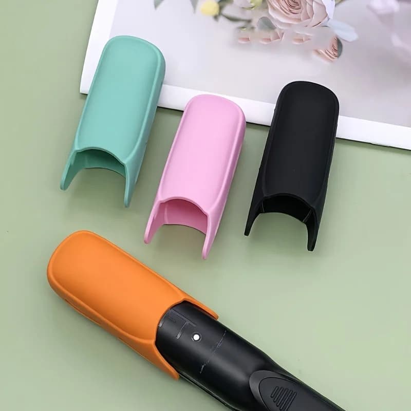 Portable Heat Resistant Mat Storage Pouch Heat Insulation Pad for Curling Iron Flat Straightener Countertop Use