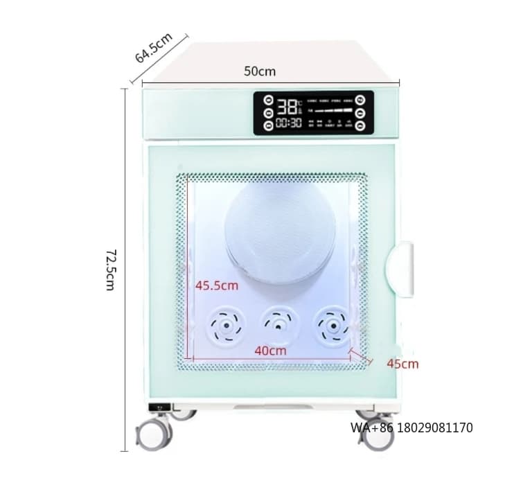 Pet Hair Dryer Control and 360-degree Silent Dog Dryer Box Dog Dryer Box USMILEPET, Pet Drying Box Intelligent Temperature