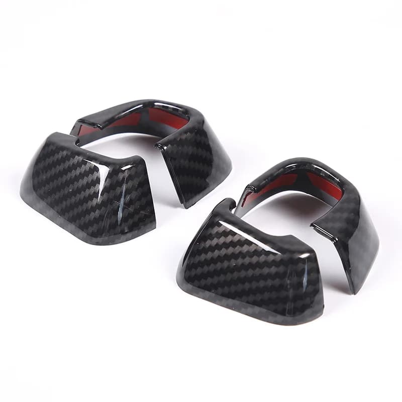 For BMW X1 iX1 U11 2023-2024 ABS Carbon Fiber Car Flyer Turning Markers Trim Cover Lever Wall decal Car Accessories
