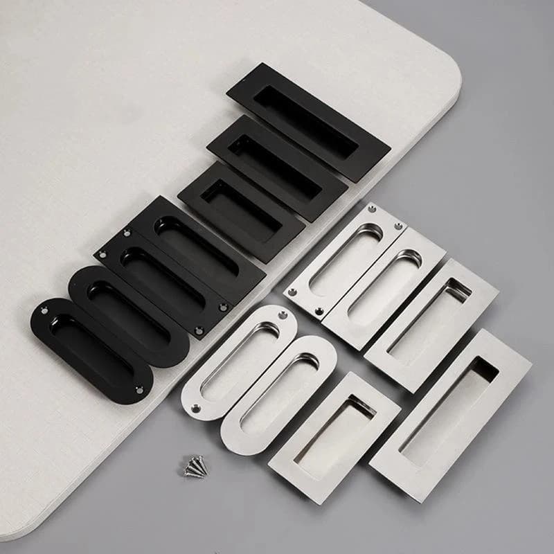 (YY) 1Pc 2025 Stainless Steel DIY furniture handle Hidden sliding door handle Sliding door handle Built-in handle