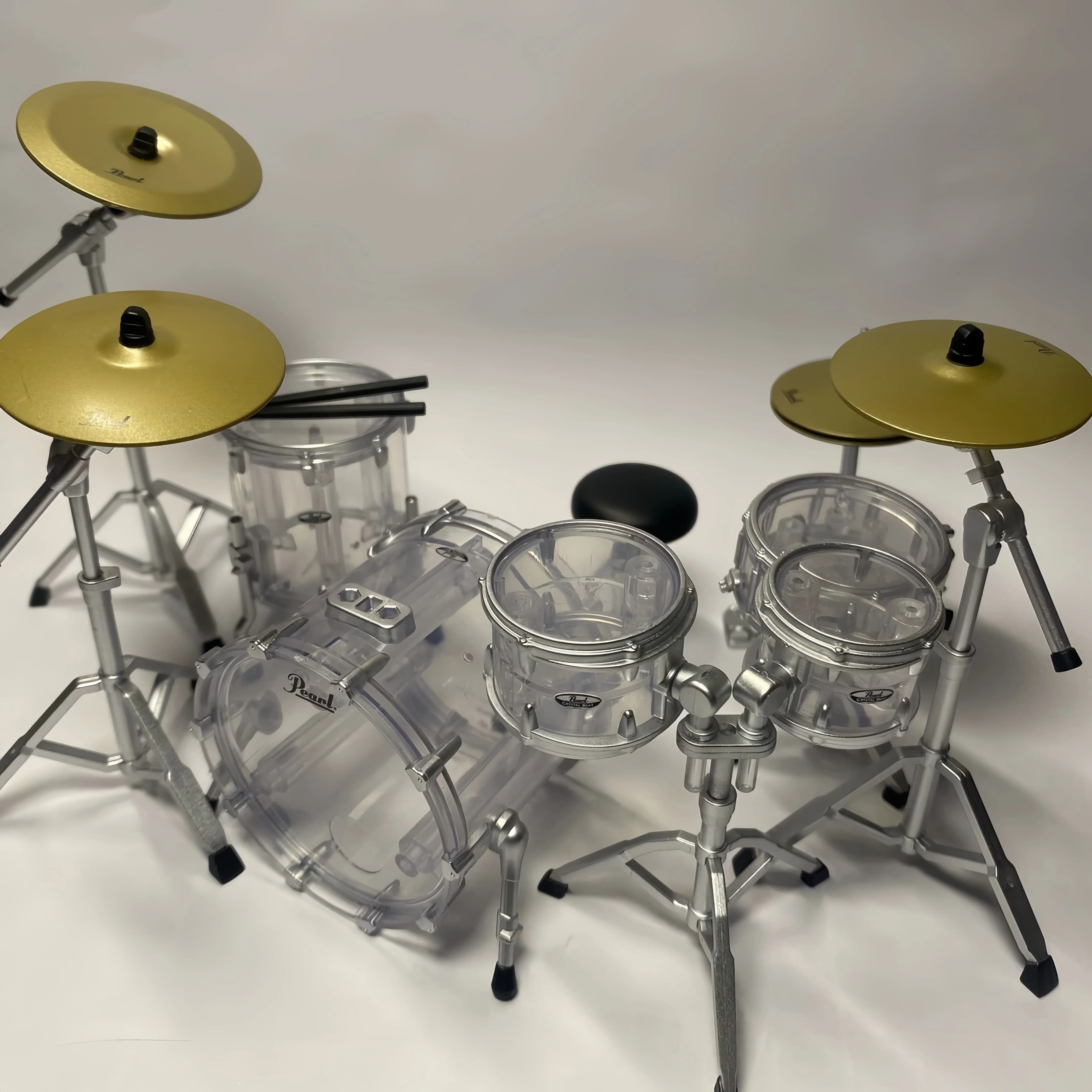 Autentico modello in miniatura Bandai - Pearl Drum Set, Jazz Drums Series 2 (arredamento da tavolo, Gashapon) Disponibile