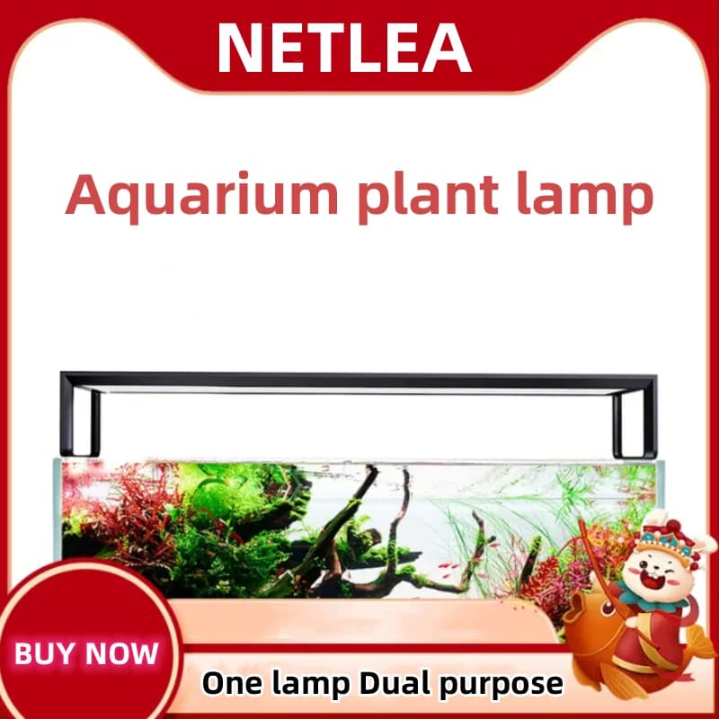 NETLEA 540S/590S Aquarium Full Spectrum LED Aquatic Lamp Professional Plant Grow Light Telescopic Fish Tank Lights