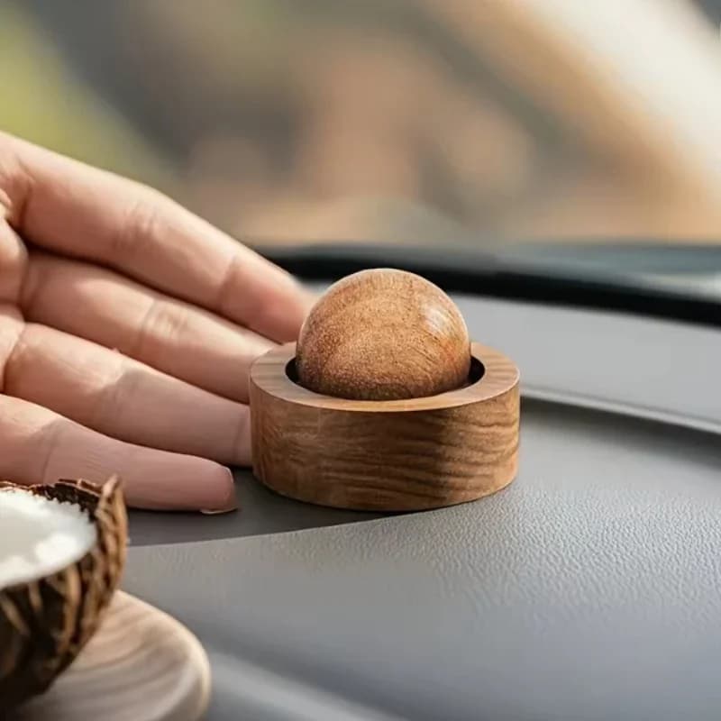 Diffusore di aromi in legno – Diffusore di aromi in legno naturale, adatto per la casa, l'auto, il bagno e l'ufficio